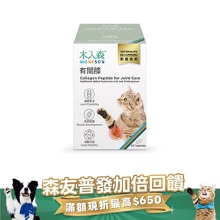 木入森 貓咪有關膝 60顆｜貓咪關節保健食品